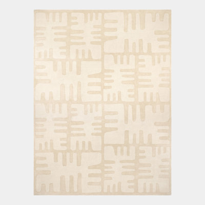 Tapis Duafe - sable - 8 pi x 10 pi