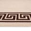 Greek-Key Beige Brown Non-Slip Polypropylene Area Rug — Washable Door Mat & Hallway Runner for Living Room, Kitchen & Bedroom-1937735720