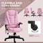 Fauteuil de bureau vibrant HOMcom-370732277-370732258