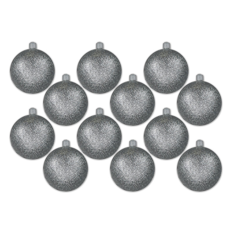 Ornement boule solide, Argent