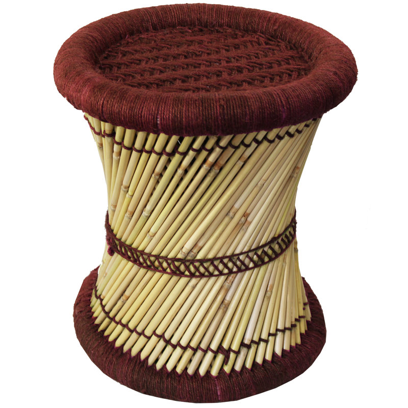 Tabouret d'appoint Barkhamsted Reed, Bourgogne