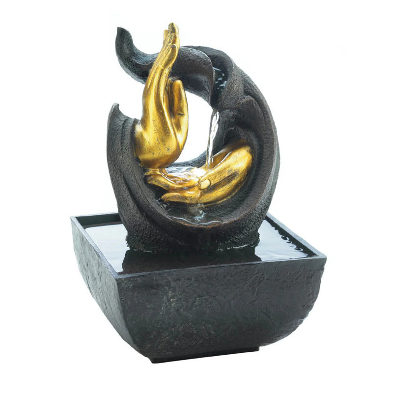 Fontaine de table Golden Hands | Caractéristiques intérieures de l'eau zen