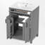 Ensemble de meuble-lavabo simple 24,2 po Fabeha-234638570