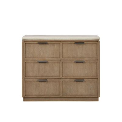 Commode en placage de chêne