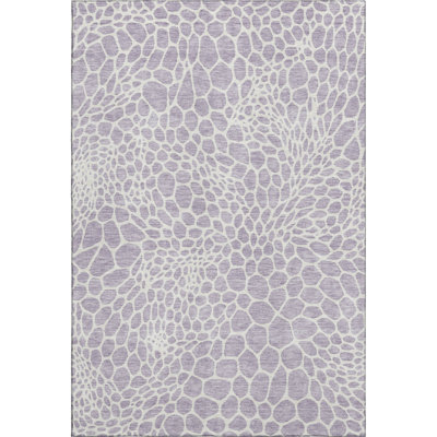 Premium Machine Washable Prisco Lilac Rug