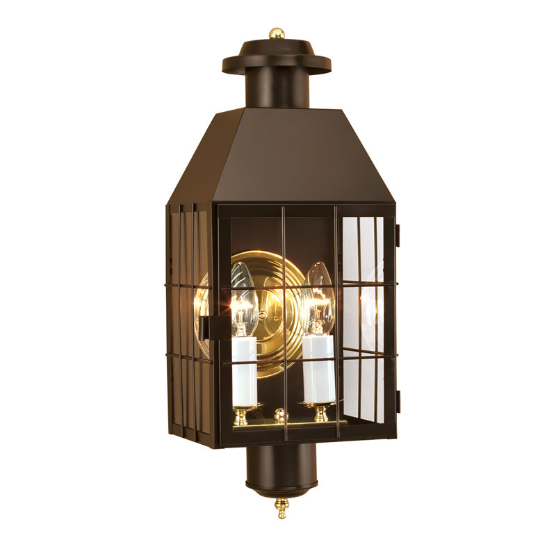 American Heritage 21.75'' High 2-Light Outdoor Sconce - Bronze, Bronze