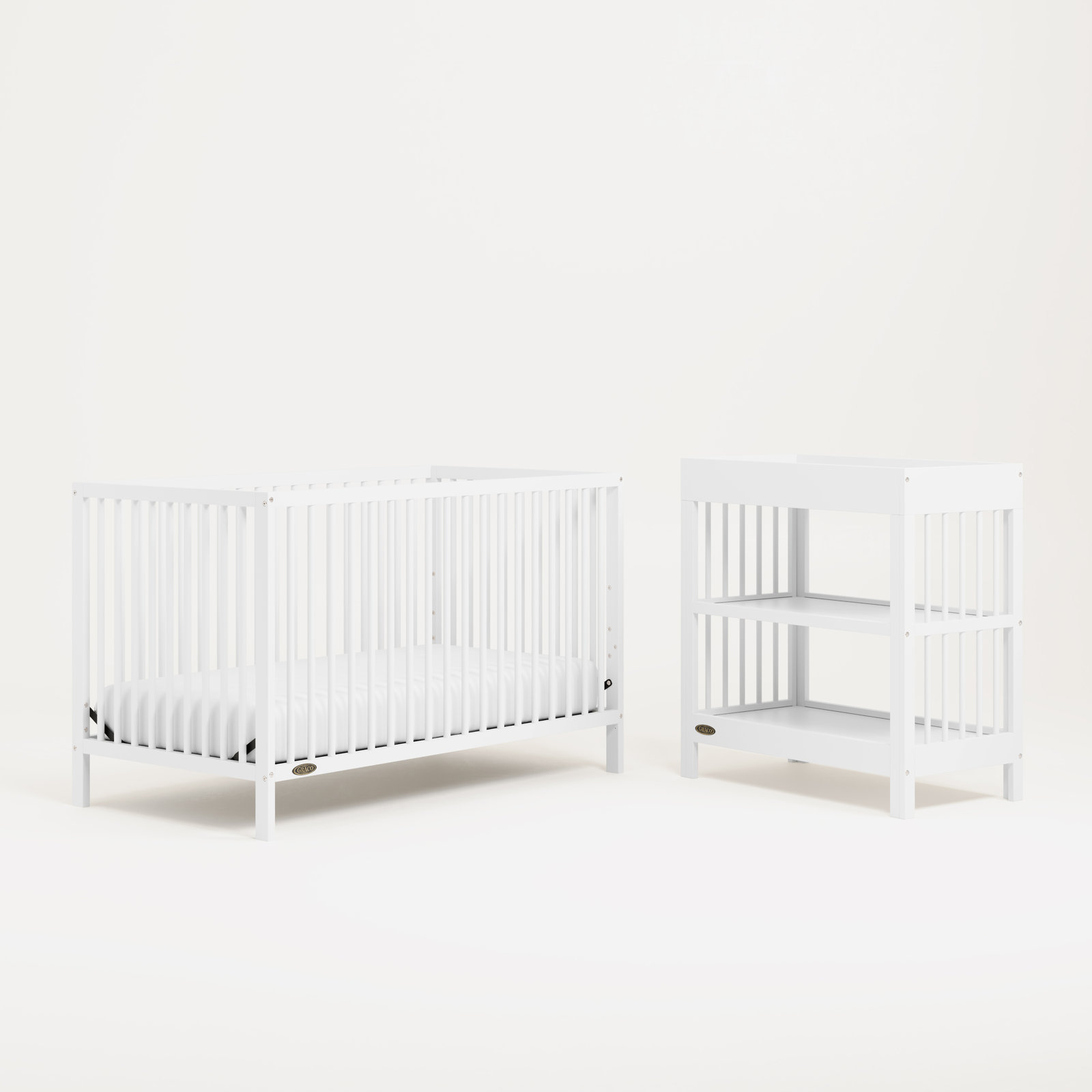 Graco Teddi 2-Piece Nursery Furniture Set, White