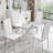 4-Piece Round Pedestal Dining Set-1897955010-1897955014-1897955016