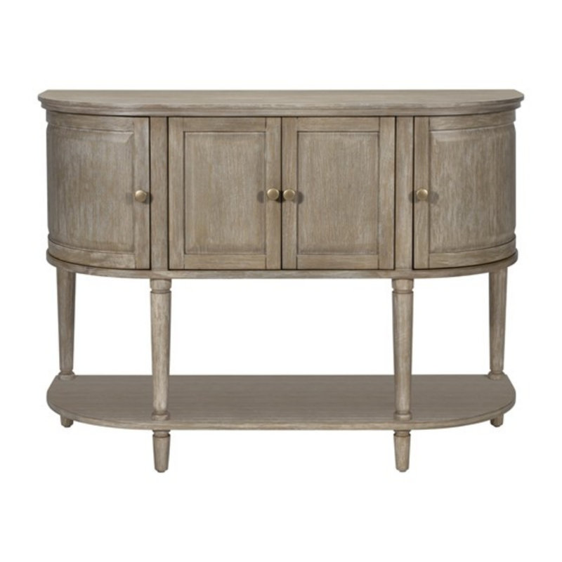 Armoire décorative avec tablette inférieure, armoire