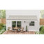 Auvent de terrasse rétractable en polyester de 59,1 po de largeur Outsunny-96659639