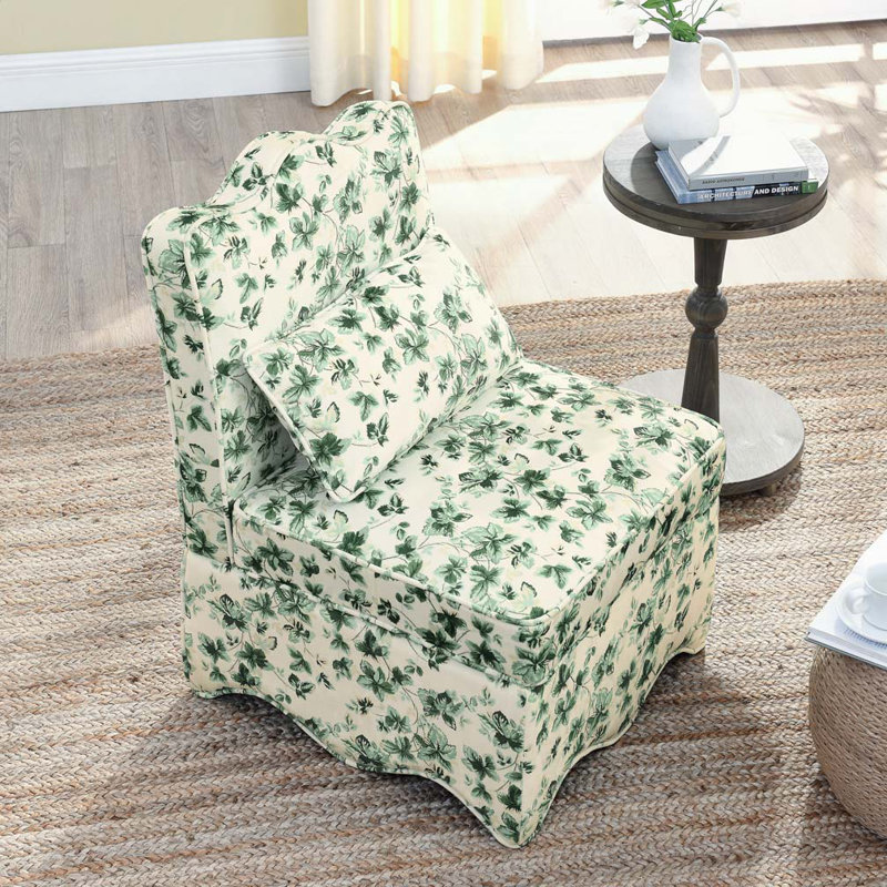 Chaise d'appoint simple en flanelle, chaise de salle à manger sans accoudoirs, chaise d'appoint