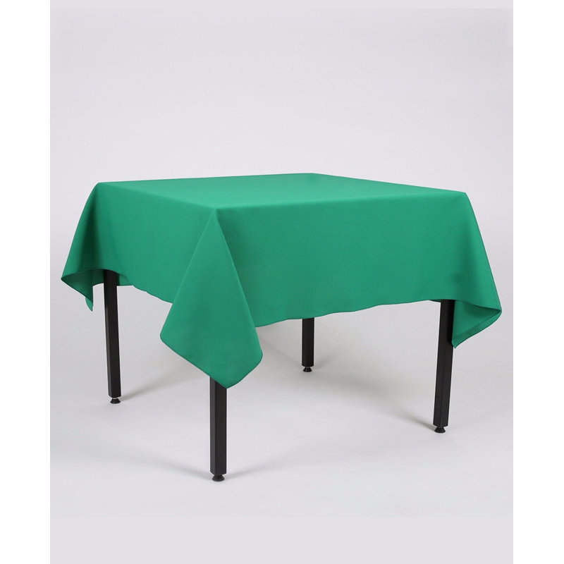 Hot Pink Rectangle Tablecloth 55" x 108" (139cm x 274cm), 106cm W x 357cm L, Emerald