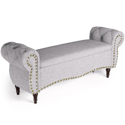 53" Length Upholstered Bench & Ottoman