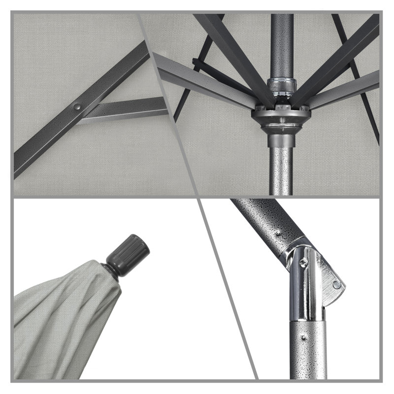Parasol de marché Broadmeade octogonal Sunbrella, Toile granit Sunbrella®