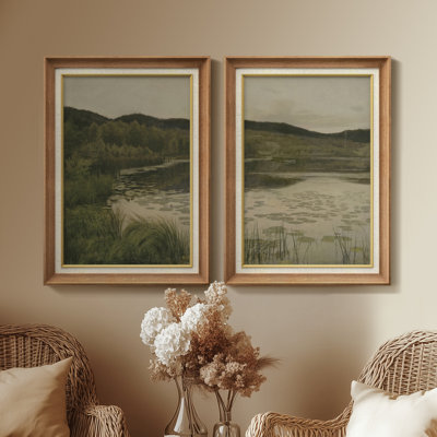 Set of 2 Premium Framed Art Artworks on Premium Canvas with 26"x36" Frame