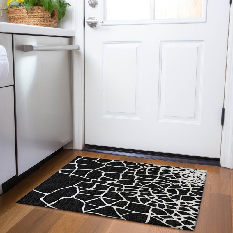 Tapis de qualité supérieure lavable à la machine Cossette AMF1049, Rectangle 1 pi 8 po x 2 pi 6 po