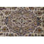 Tapis unique en laine noué à la main crème 6 pi 6 po x 10 pi 1 po années 1980