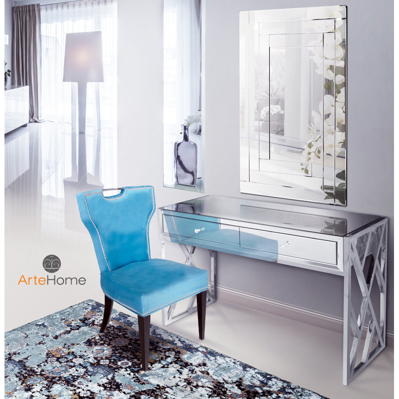 Jaya Glass Flat Wall Mirror, 140cm H x 80cm W