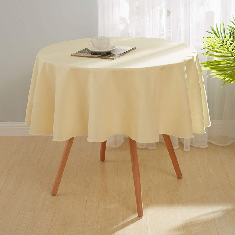 Olesha Tablecloth, Cream, 150cm W x 150cm L
