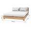 Lit de jour en teck avec coussins Sunbrella Dalewood-1025470592
