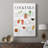 Cocktail Chart -Gallery Wrapped Cavas-588087994