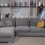 Canapé modulaire rembourré en L 110 po avec pieds réglables pour le salon et le bureau Sofinity-716039193