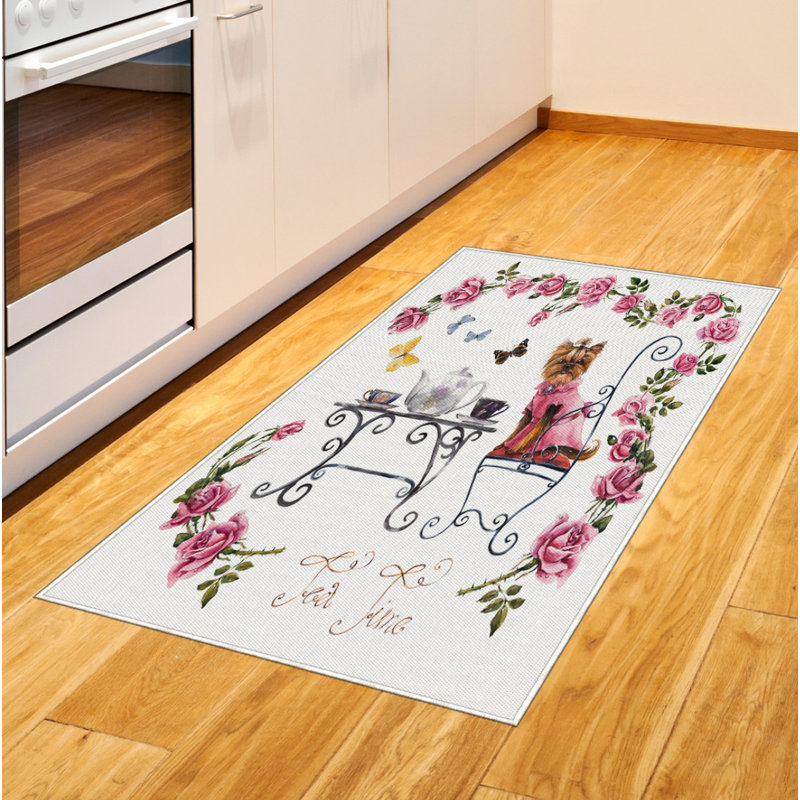 Yorkie High Density Long Fiber Poly Threads Decorative Area Rug Carpet, Rectangle 2'7" x 5'