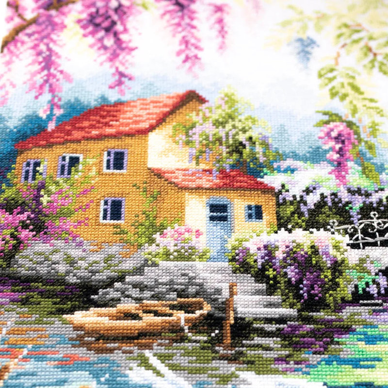  Kit de point de croix compté Dream Lake 250-705