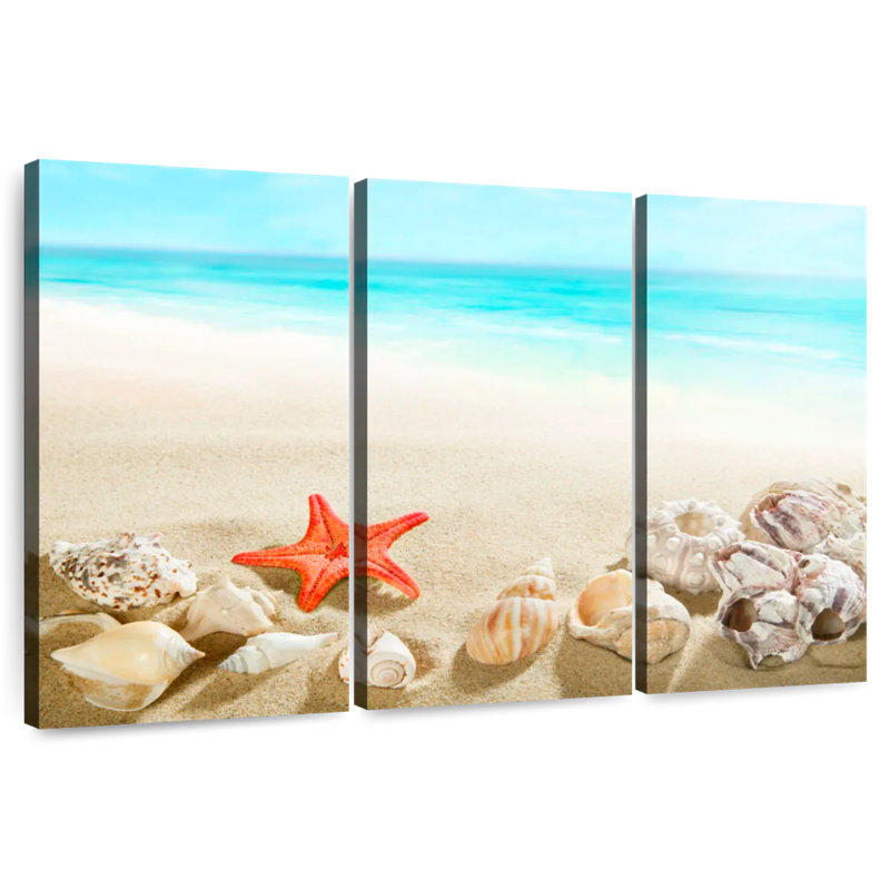 Alvord Seashells At The Beach, 28" H x 45" W