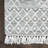 Nicolecurtis Geometric Handmade Handwoven Gray Area Rug-64107200