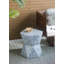 Tabouret de jardin Hexagonal Tapered Capiz