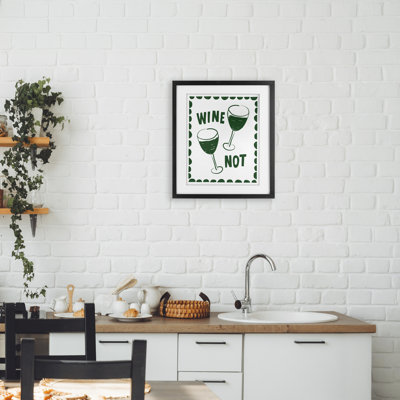 «Green Green», vin non encadré, impression par verre, par Heather Dutton