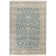 Alfa Rich Clemts Ultra-Thin Oriental Blue Gold Non-Slip Washable Area Rugs for Living Room Bedroom