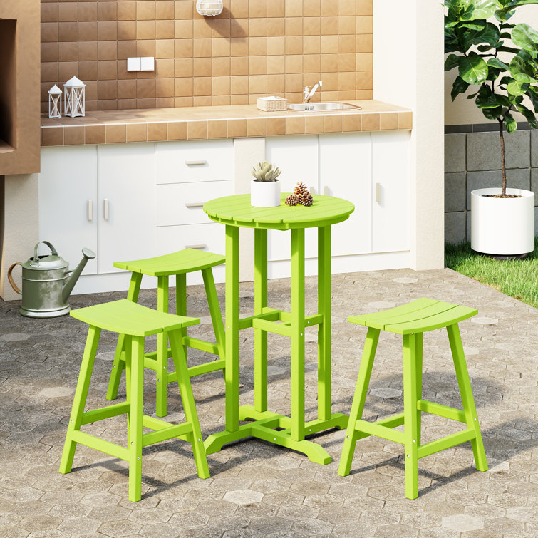 Cayli Round 3 - Person 82" Long Bistro Set