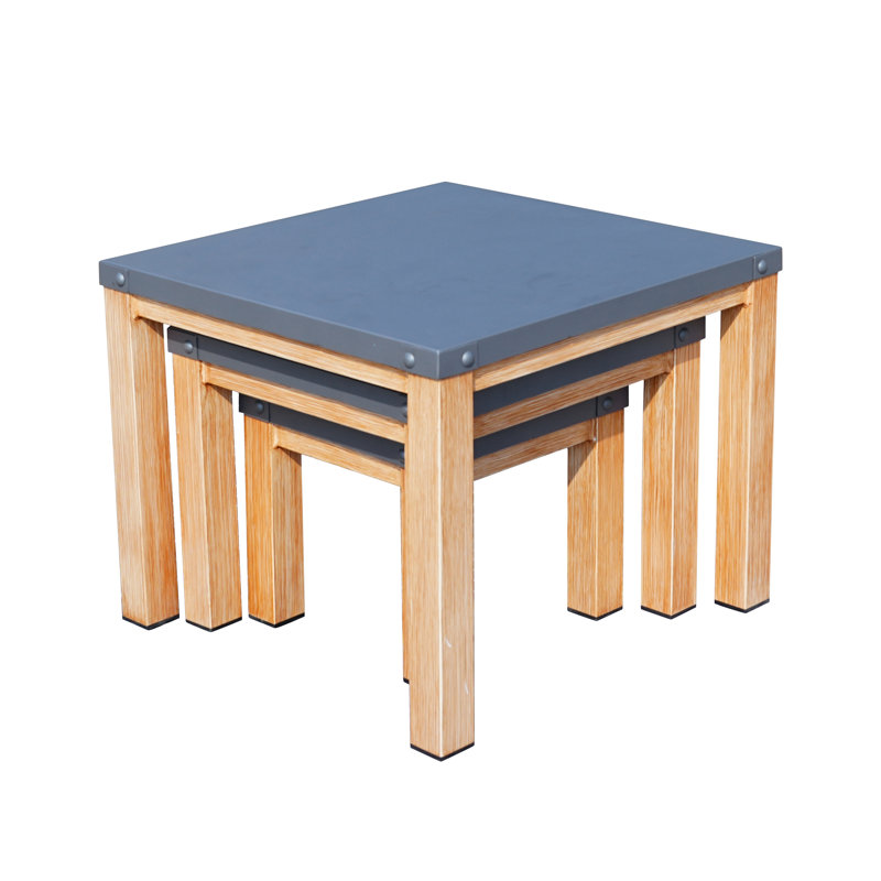 Table d'appoint d'extérieur carrée L 27,6 po x l 27,6 po Jaisey