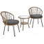 Ensemble de loisirs d'extérieur avec chaises en rotin et table en verre pour différentes cours-1727585609-1727585610