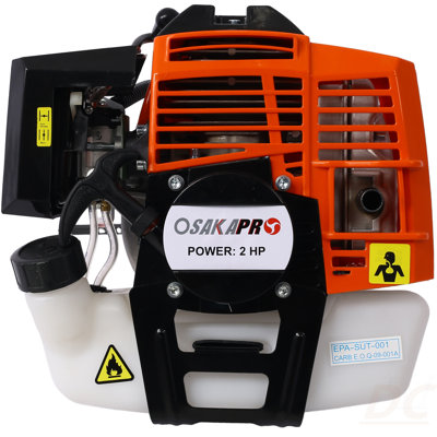 8 In 1 Multi-Functional Trimming Tool, 56CC 2-Cycle Garden Tool System With Gas Pole Saw, Hedge Trimmer, Grass Trimmer, And Brush Cutter EPA Compliant