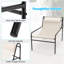 Brentnie 62cm Long Single Sun Lounger