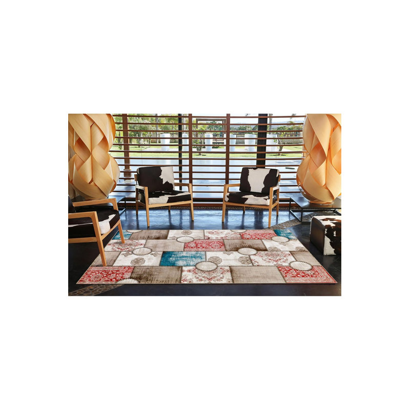 Tapis rond rond et rectangulaire, Sous-tapis rond 3 pi 3 po inclus