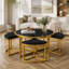 Tempered Glass Top Nesting Coffee Table-533981717
