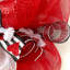 Valentines Day Wreath with Glittering Red Heart