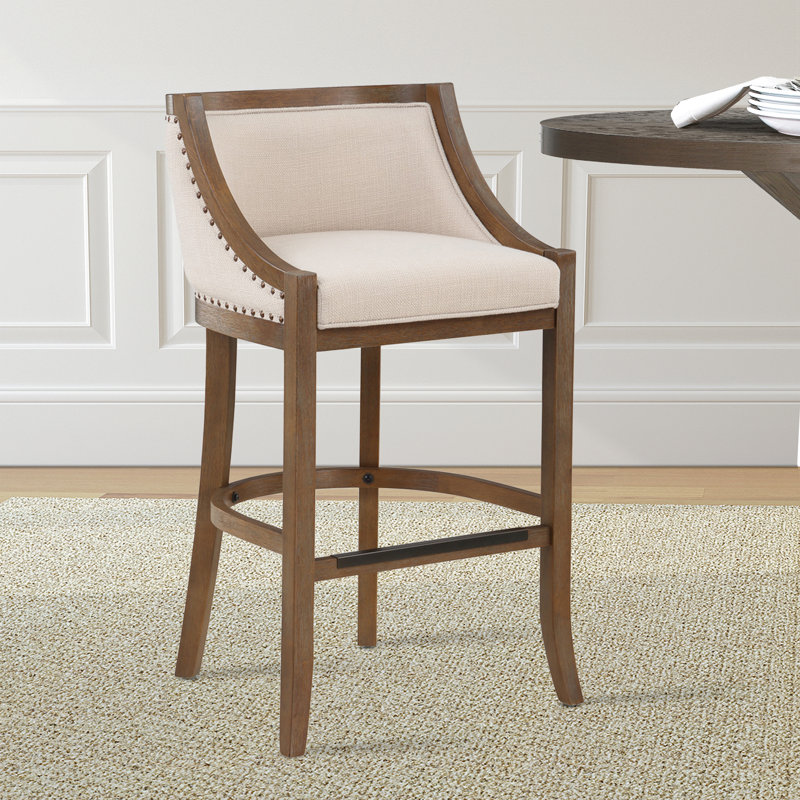 Armann Oversized Stool, Bar Stool (30" Seat Height)