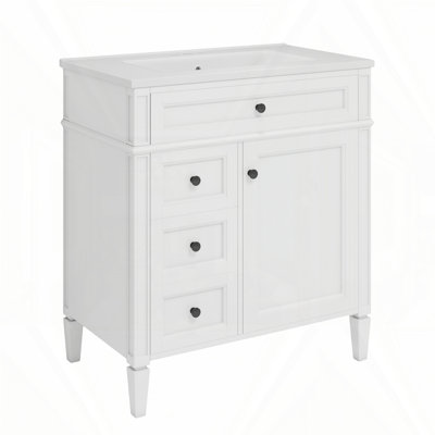 Meuble-lavabo de 30 po avec lavabo supérieur