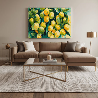 «Fruit Calamansi Brown», art mural sur toile