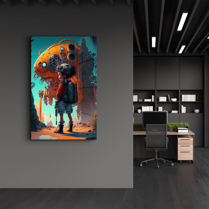 Elegant Tempered Glass Wall Art Painting | 100% Tempered Glass, Thickness: 0.16 inches | UV Printed for Vibrant Colors & Durability | Perfect for Home Decor & Modern Aesthetics