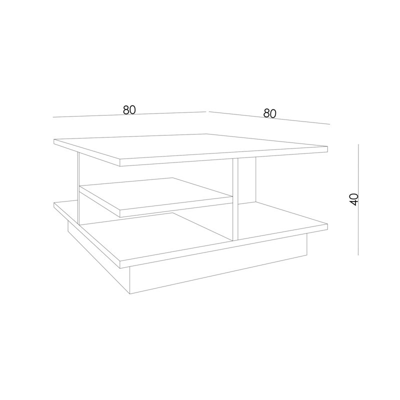 Table basse, Travertin