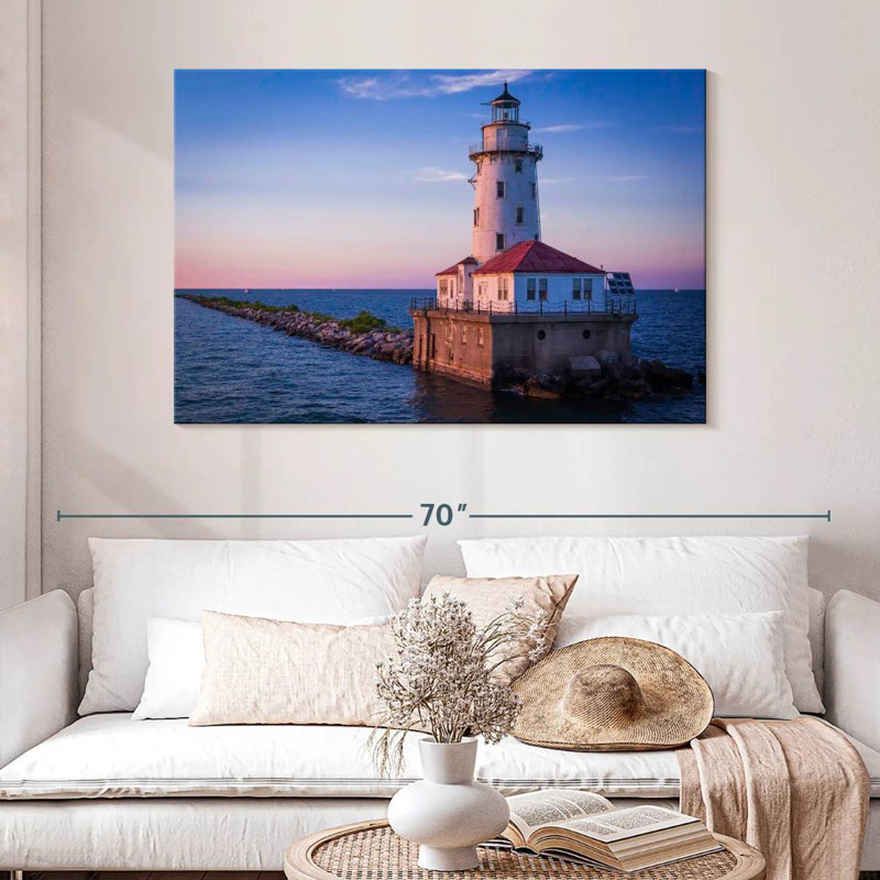 Aletra Chicago Harbour Light, H 32 po x l 48 po