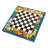 Crader World Menagerie 2 Player Wood Chess And Checkers Set