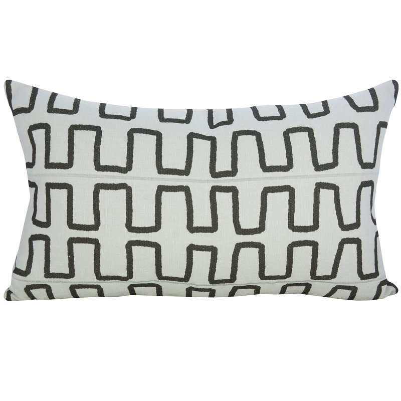 Mud Cloth Linen Reversible Throw Pillow