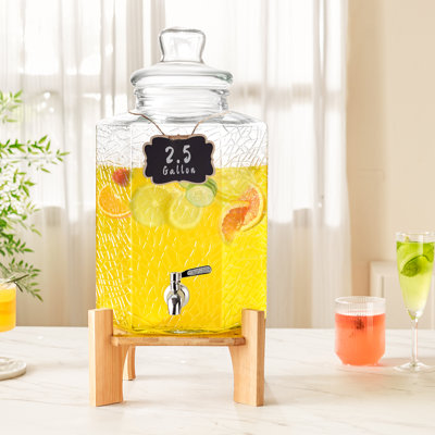 Sausalito 2.5oz. Glass Beverage Dispenser